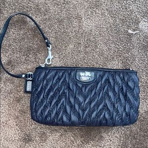 Black Coach Wallet Wristlet